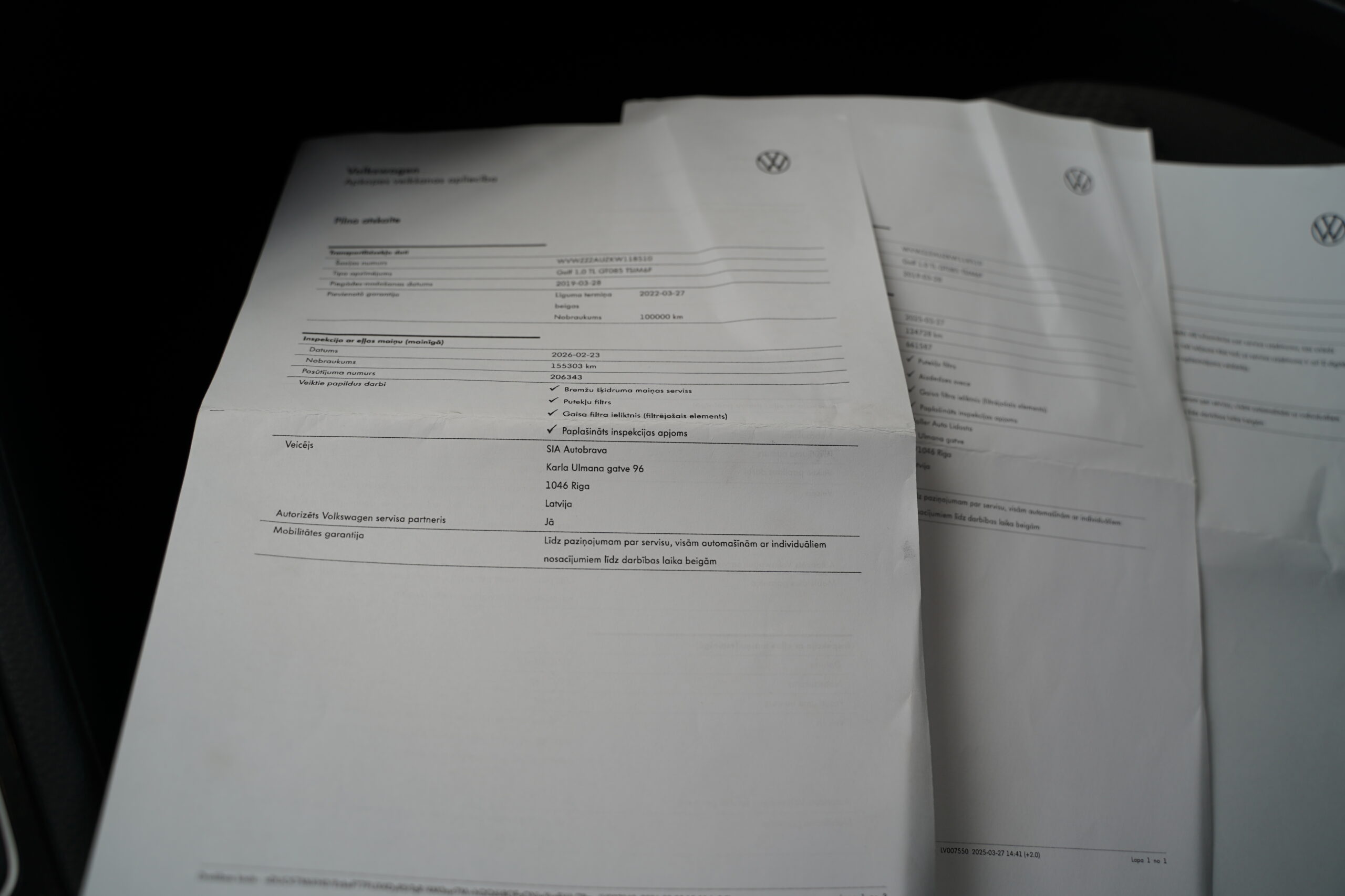 VW Golf 1.0 Tsi full